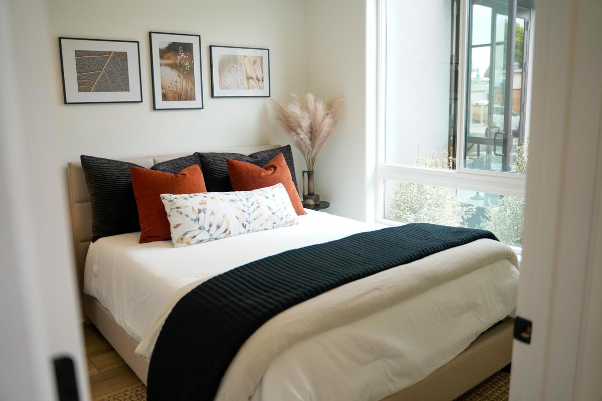 Developer Coastal Community Builders completed work on the Palladium housing development in downtown Grover Beach in early June, pictured Saturday, June 7, 2025. The development includes 37 condominium units priced between $400,000 and $500,000, and features a rooftop deck and barbecue spot.