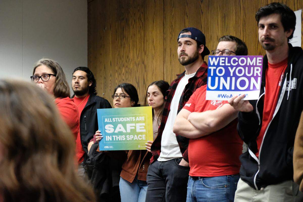 Paso Robles teachers and school employees showed up at a school board meeting on January 27, 2026, demanding a cost-of-living adjustment higher than the proposed 1% the district offered.