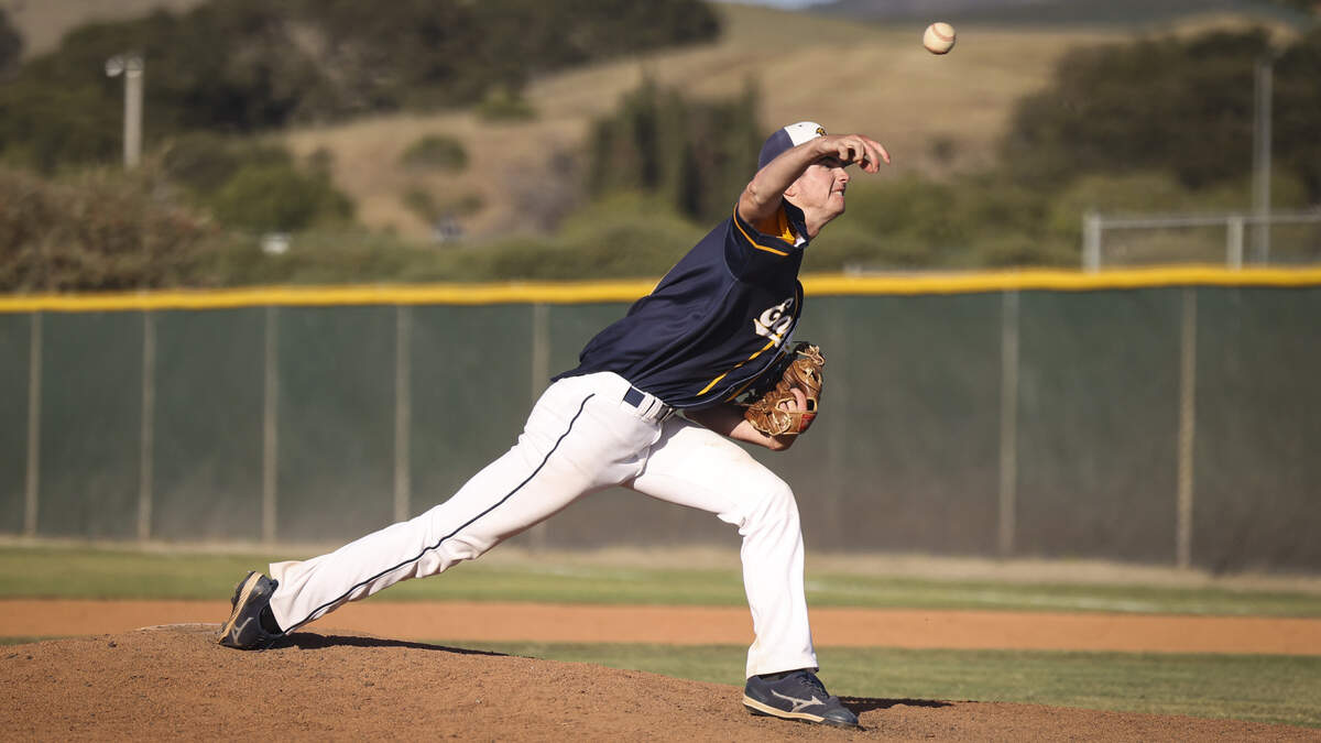 Grady Pope pitched a complete game win. Arroyo Grande beat Paso Robles 9-3 in the second round of the CIF Central Section Division II Championship playoffs May 19, 2026.