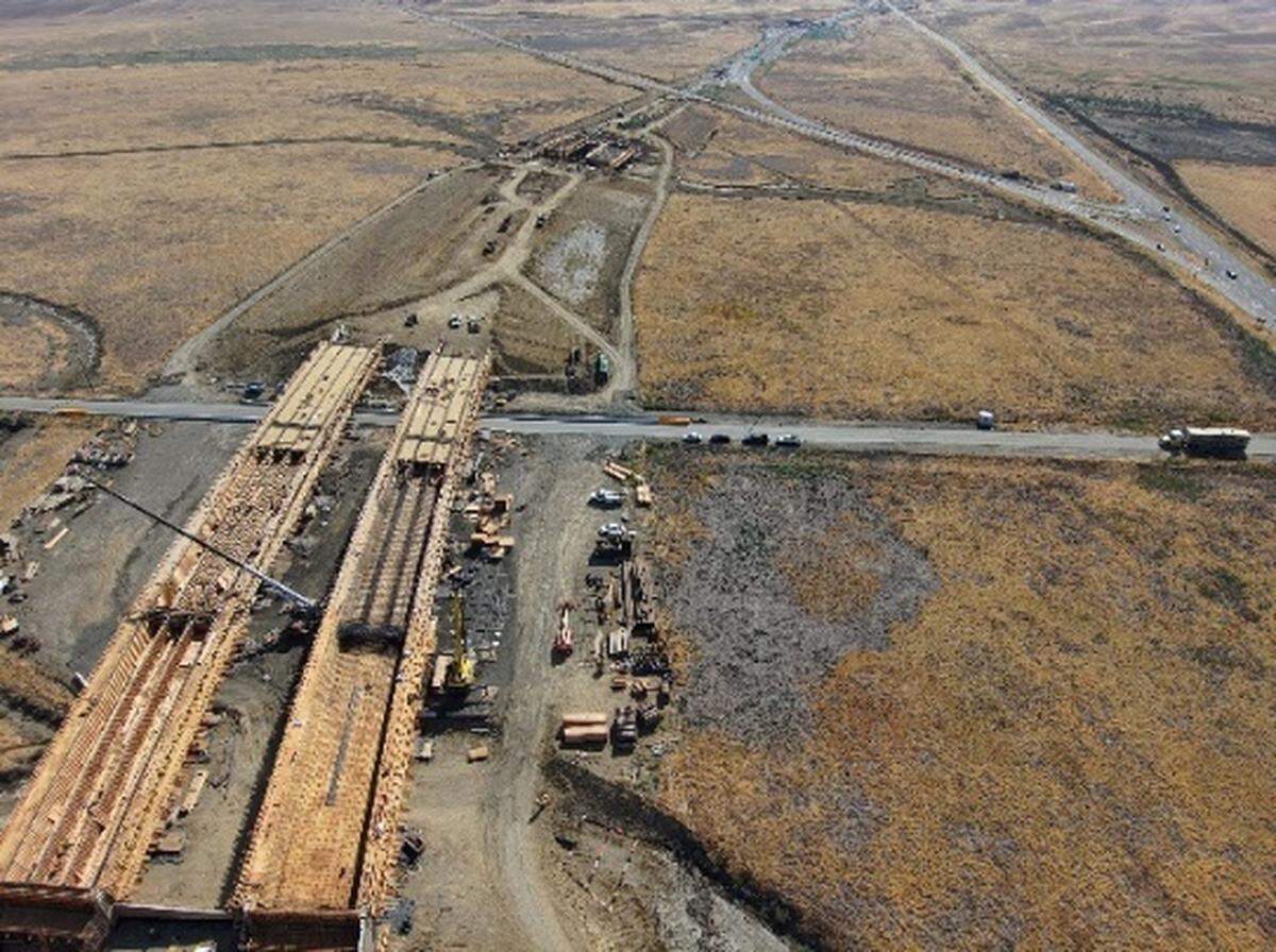 Construction work on two bridges crossing over Cholame Creek in northern San Luis Obispo County is set to be finished next year, according to Caltrans.