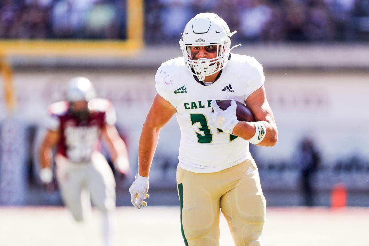 The Mustangs faked a punt and tight end Ryan Rivera ran the ball for a first down. The Mustangs lost 39-7 in their first 2021 Big Sky Conference game on Saturday, Sept. 25.