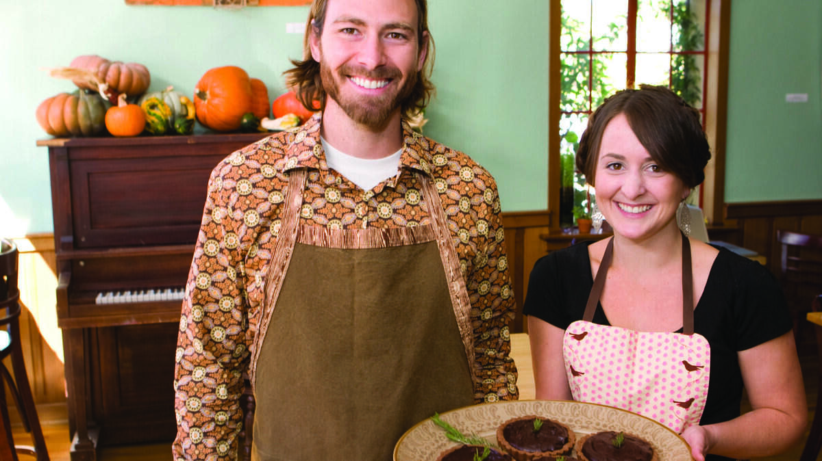 Jen and Brandon Manuele own Sally Loo's near Railroad Square on Osos Street in San Luis Obispo.