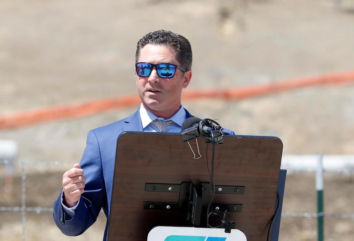 A groundbreaking ceremony will be held for the next phase of the widening of Highway 46 East in the Cholame area of northern San Luis Obispo County. California Assemblyman Jordon Cunningham spoke at the dedication.