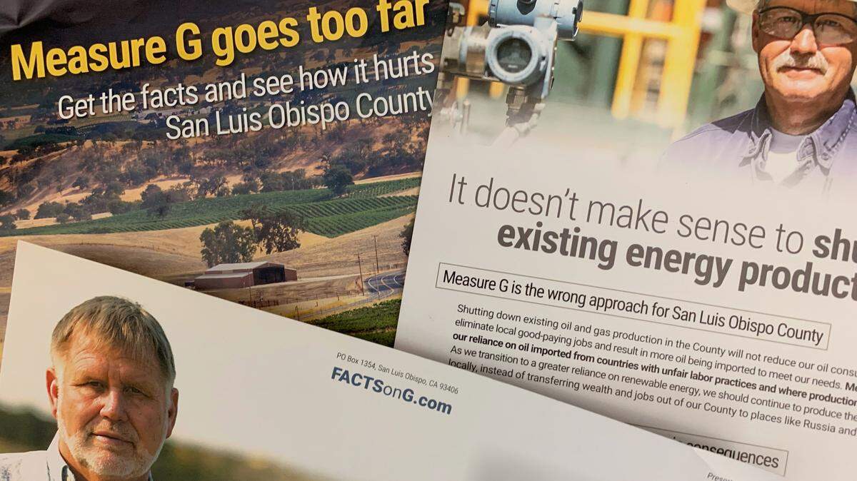 Glossy mailers are just one of the ad campaign strategies the No on Measure G campaign is using to convince San Luis Obispo County voters to reject the initiative on Nov. 6.