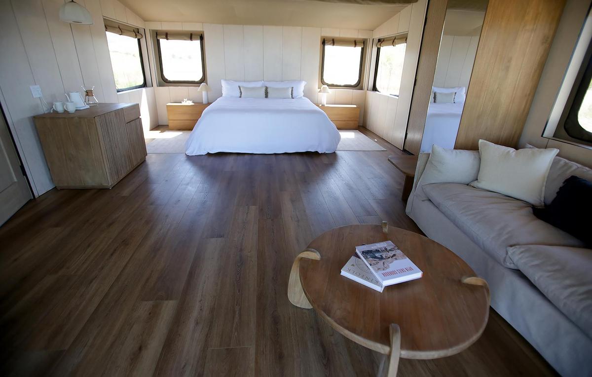 Nightsky camps will build 45 eco tents on the Dairy Creek Golf Course by spring of 2026, repurposing nine unused holes for a sustainable, luxury getaway.