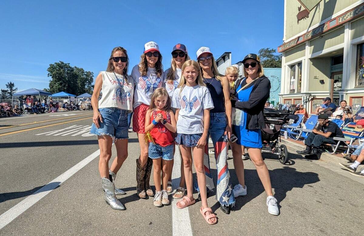 Community members gathered along Main Street during Templeton’s annual Fourth of July Parade dressed in red, white and blue on July 4, 2026.