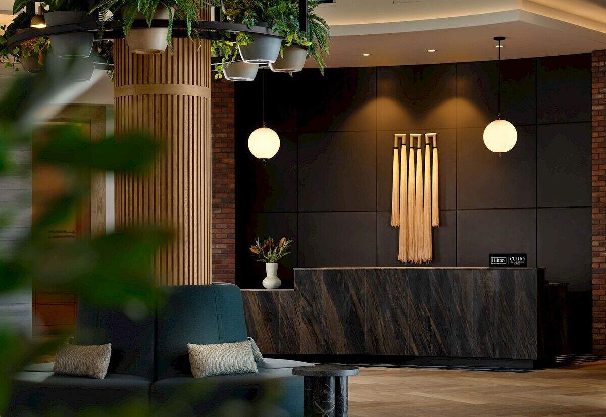 Guests often linger in Ava Hotel’s lobby after checking in, using the shared seating areas to meet with friends, work remotely over coffee or simply relax before exploring downtown Paso Robles. General Manager Matt Kleefisch said watching guests naturally embrace those spaces has been one of the hotel’s biggest rewards during its first year.