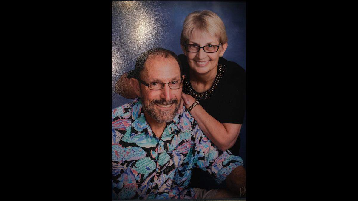 From left to right, Joseph and Cynthia Giambalvo.