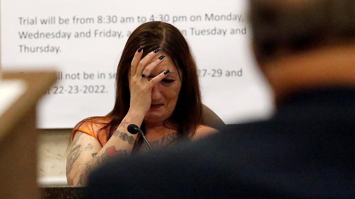Jennifer Hudson continues her testimony Monday, Sept. 12, 2022, in the Kristin Smart murder trial. She said Paul Flores admitted to killing Smart. She started to cry when SLO County Deputy District attorney Christopher Peuvrelle asked, “You mentioned that you feel responsible for the misery of the Smart family?”