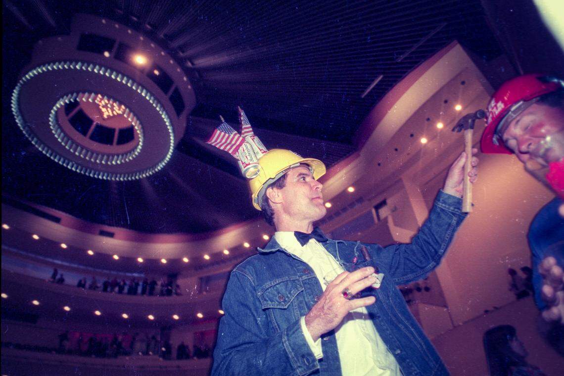 Before the PAC formally opened, a Hard Hat Ball was held as a fundraiser June 29, 1996.
