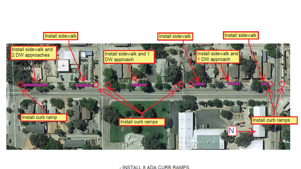 Sidewalk upgrades coming to this busy street in Paso Robles