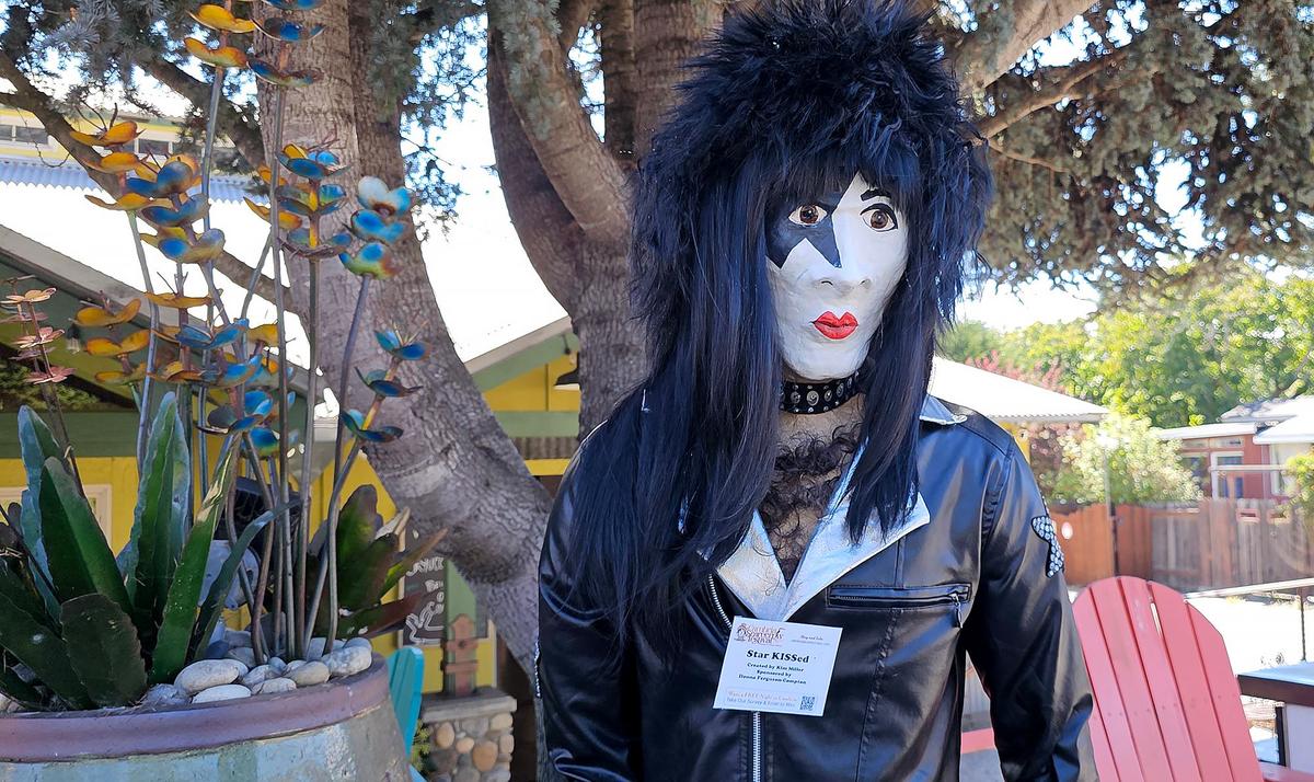 Cambria’s Scarecrow Festival is back. It runs the entire month of October. ”Star-KISSed’ created by Kim Miller.