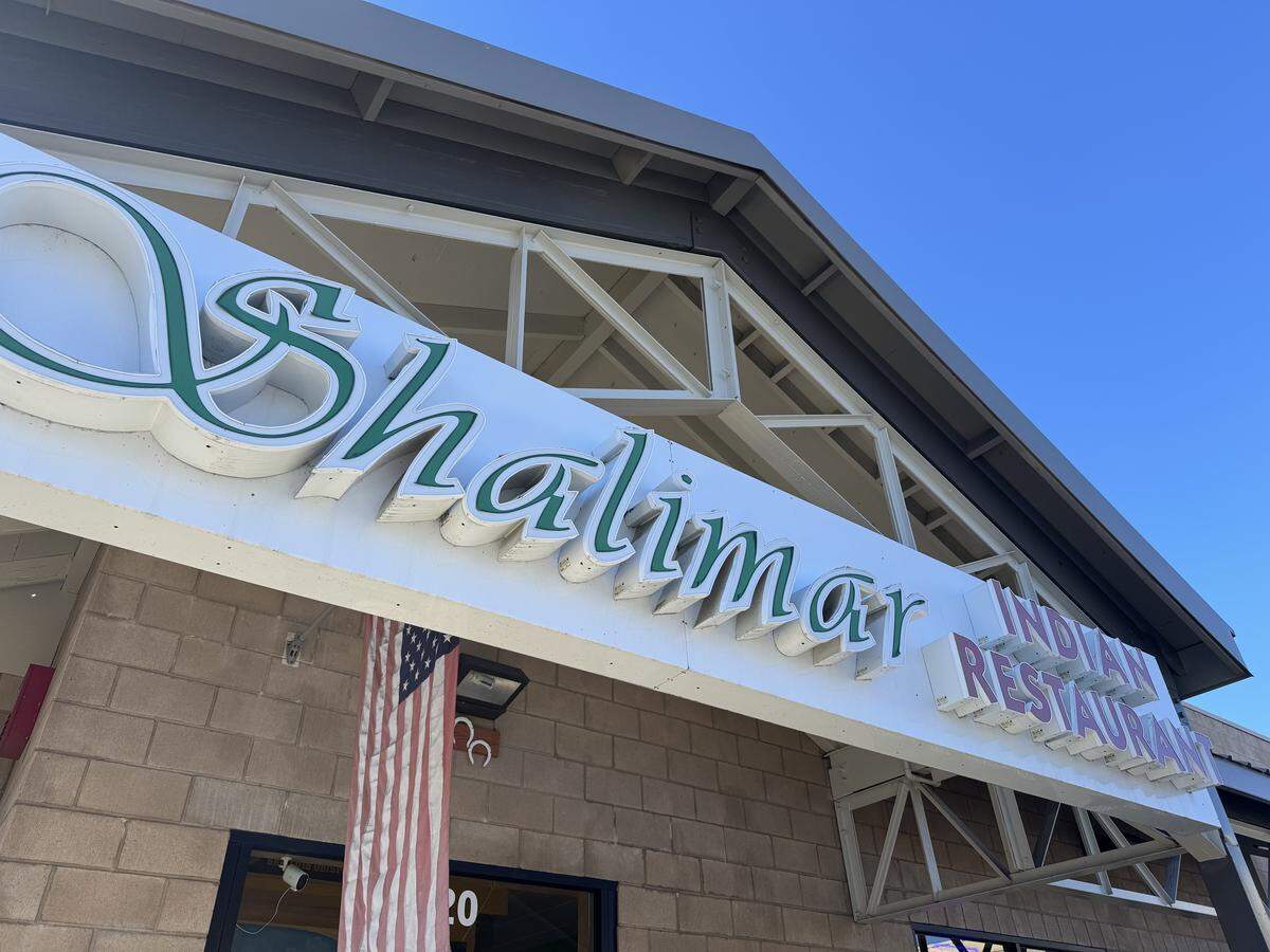 Shalimar at 3820 Broad St. in San Luis Obispo is open daily from 11 a.m. to 2:30 p.m. and 5 to 9:30 p.m.