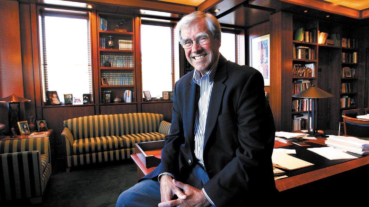 Cal Poly President Warren Baker led the university for 31 years. He died at age 84 on Oct. 7, 2022.