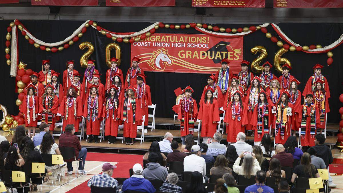 Coast Union's class of 2026 included 34 graduates on June 3, 2026.