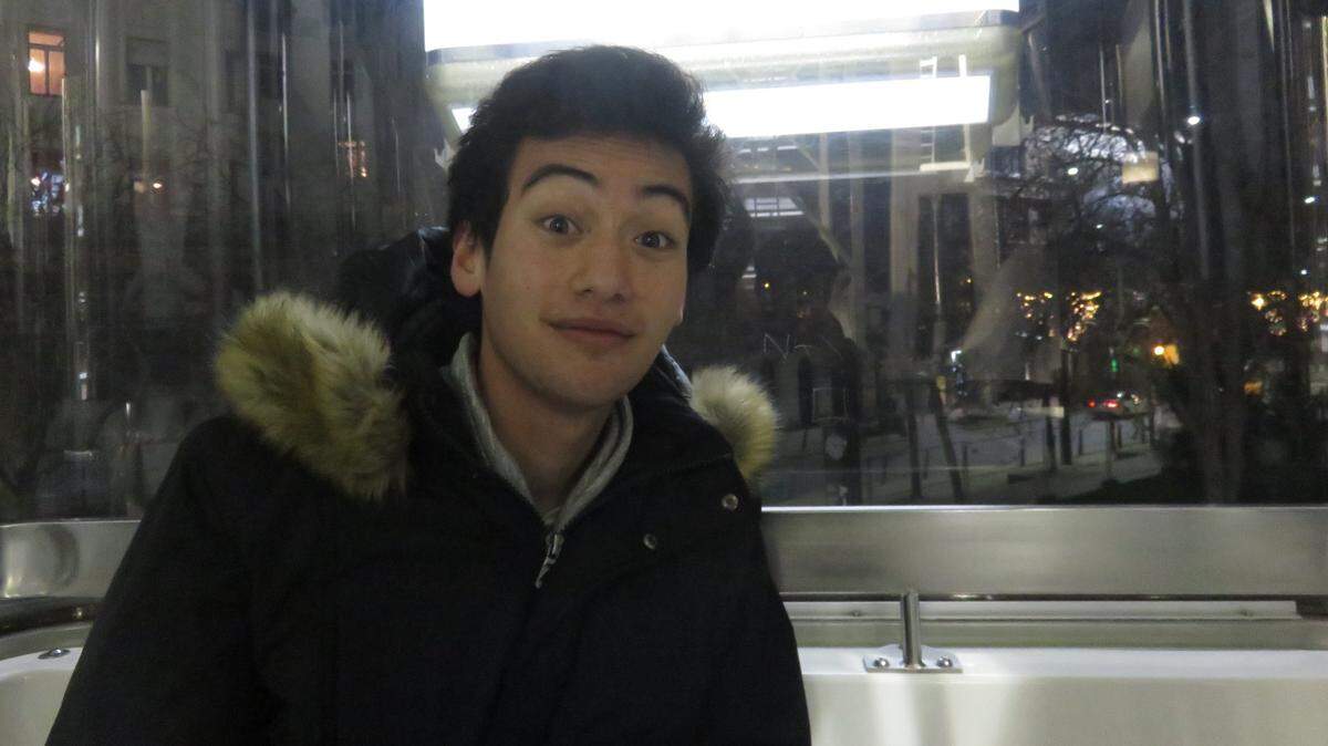 Jake Worden, 20, died on Christmas Day in San Luis Obispo, California. He’s pictured here in Budapest, Hungary, in December 2018.