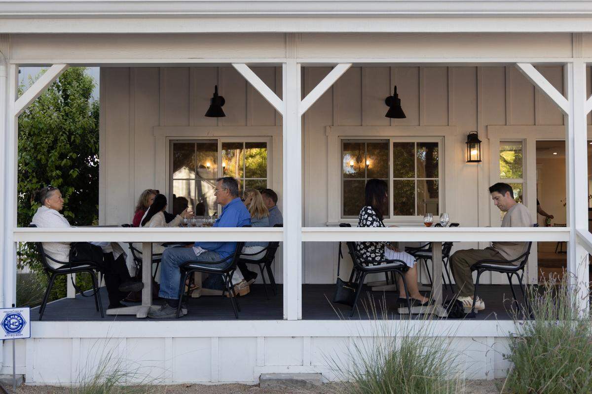 Grace & Rose has a wraparound porch where visitors can experience al fresco dining.