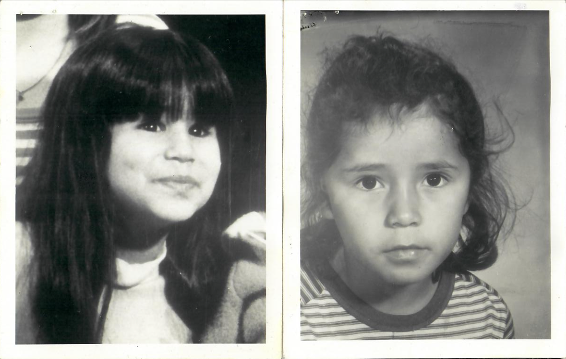 A Nov. 10, 2025, episode of the “Crime Junkies” podcast investigates the cold case of 4-year-old Martha Mezo, left, and 5-year-old Teresa Flores, who disappeared from downtown San Miguel in broad daylight in 1980. Their bodies were found soon after, but their killer never was.