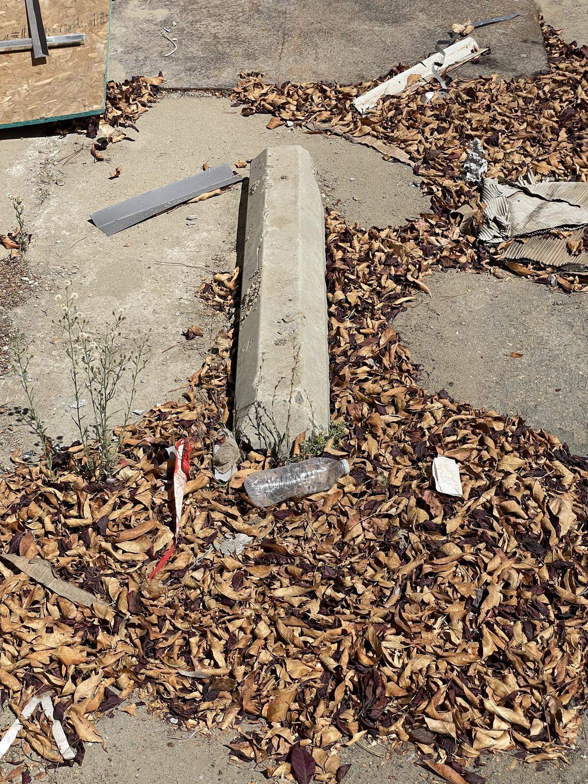 The city says a condemned property at 1150 Laurel Lane in San Luis Obispo has not been repaired and numerous safety concerns were present. Trash and construction debris litter the property on Sept. 11, 2025.