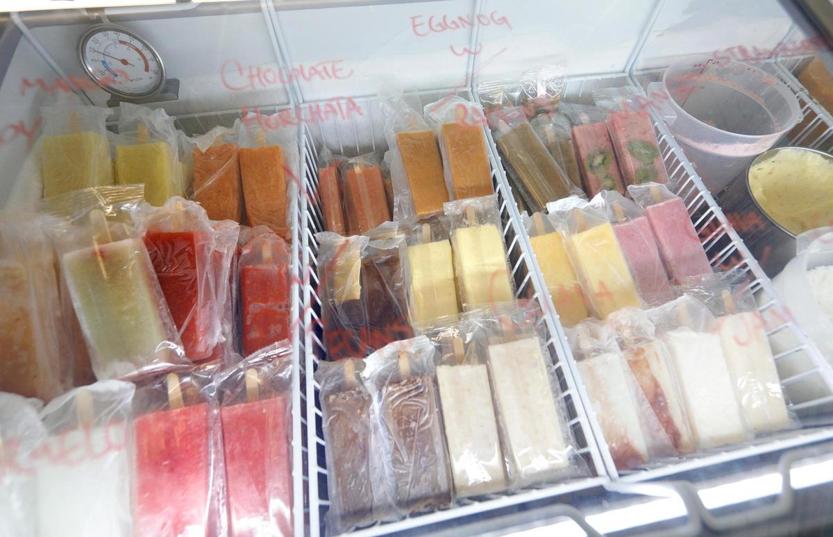 Housemade paleta popsicles are among the dessert items on the menu at Luna Llena Deli in Morro Bay.