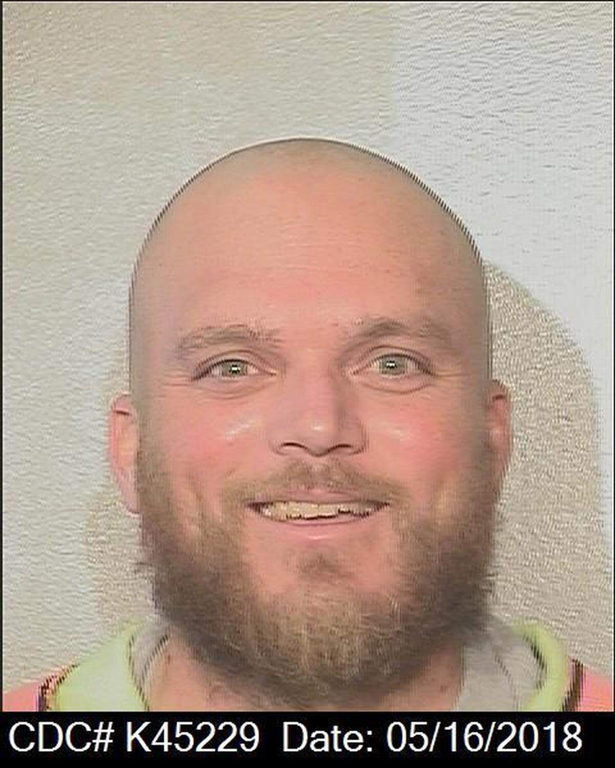 Joseph Fiorella, 40, is seen in a 2018 inmate photo. He is currently incarcerated at the High Desert State Prison in Susanville. Fiorella was 16 years old when he was convicted in 1997 of first-degree murder in the premeditated slaying of 15-year-old Nipomo resident Elyse Pahler.
