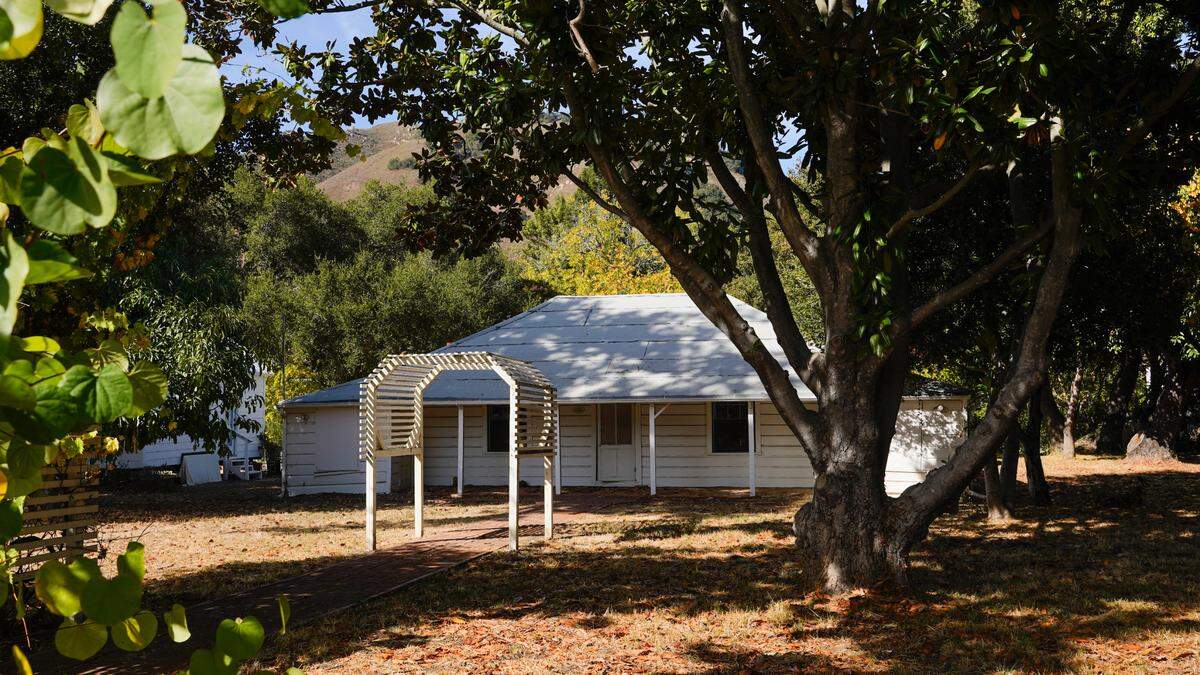 The Rosa Butrón de Canet Adobe at 466 Dana St. was selected as the project site for a 20-unit affordable housing project site known as Waterman Village, pictured Friday, Nov. 15, 2024. Under the Waterman Village plan, the adobe would be preserved in the middle of the property and surrounded by tiny homes on three sides.