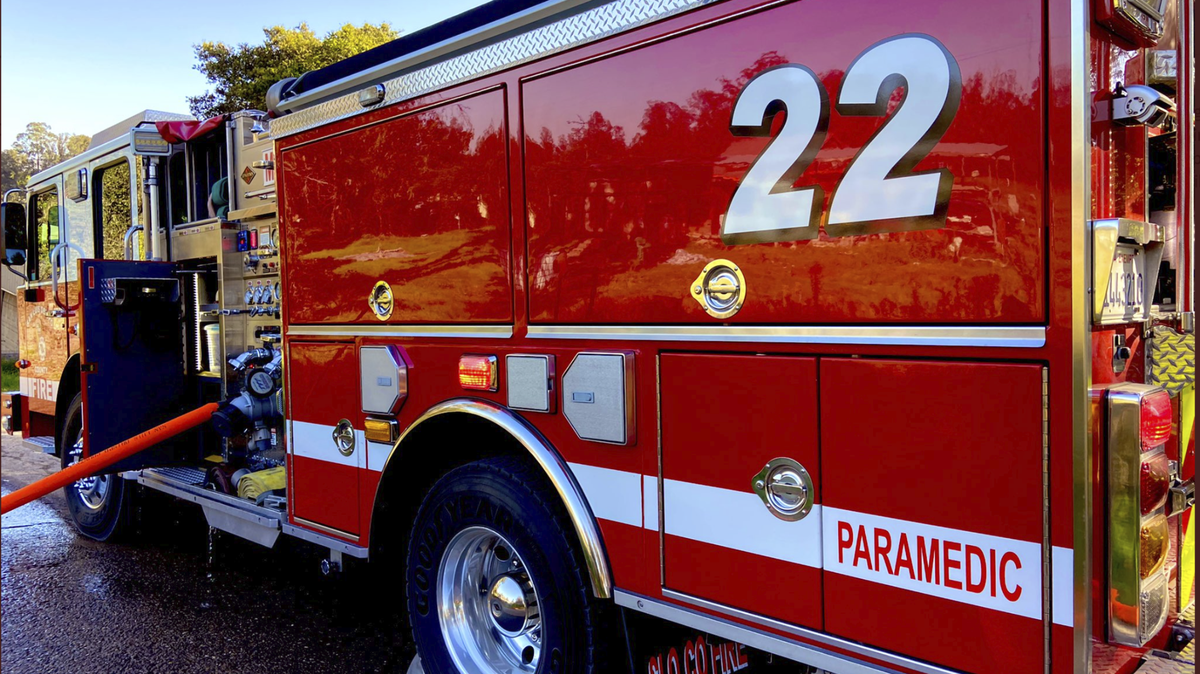 A residential structure caught fire Saturday, Oct. 29, 2022, in the 1800 block of Vieja Road in Nipomo. A San Luis Obispo County fire paramedic unit was on scene.