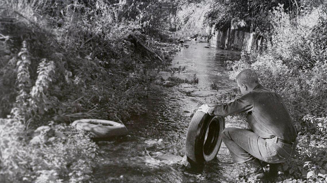 Tires and trash once filled a polluted downtown SLO creek. What happened?