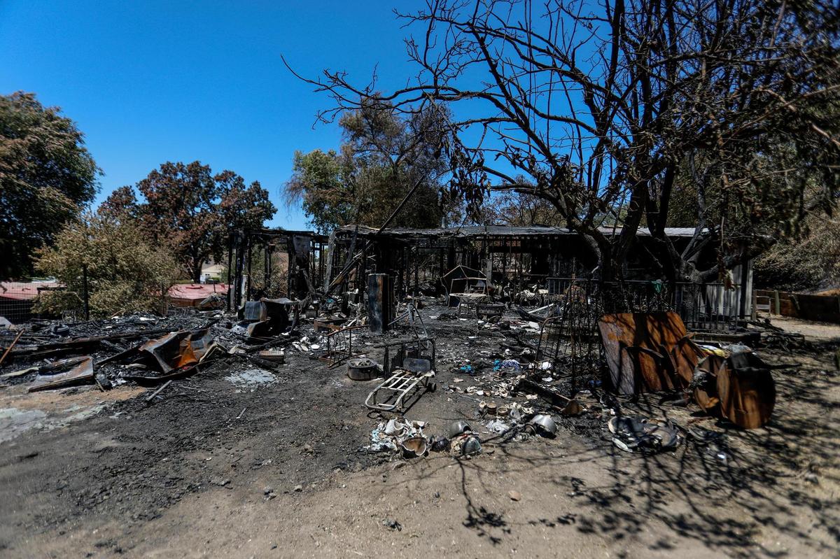 Kathe Rovenstine and her family lost their home to the River Fire in Paso Robles.