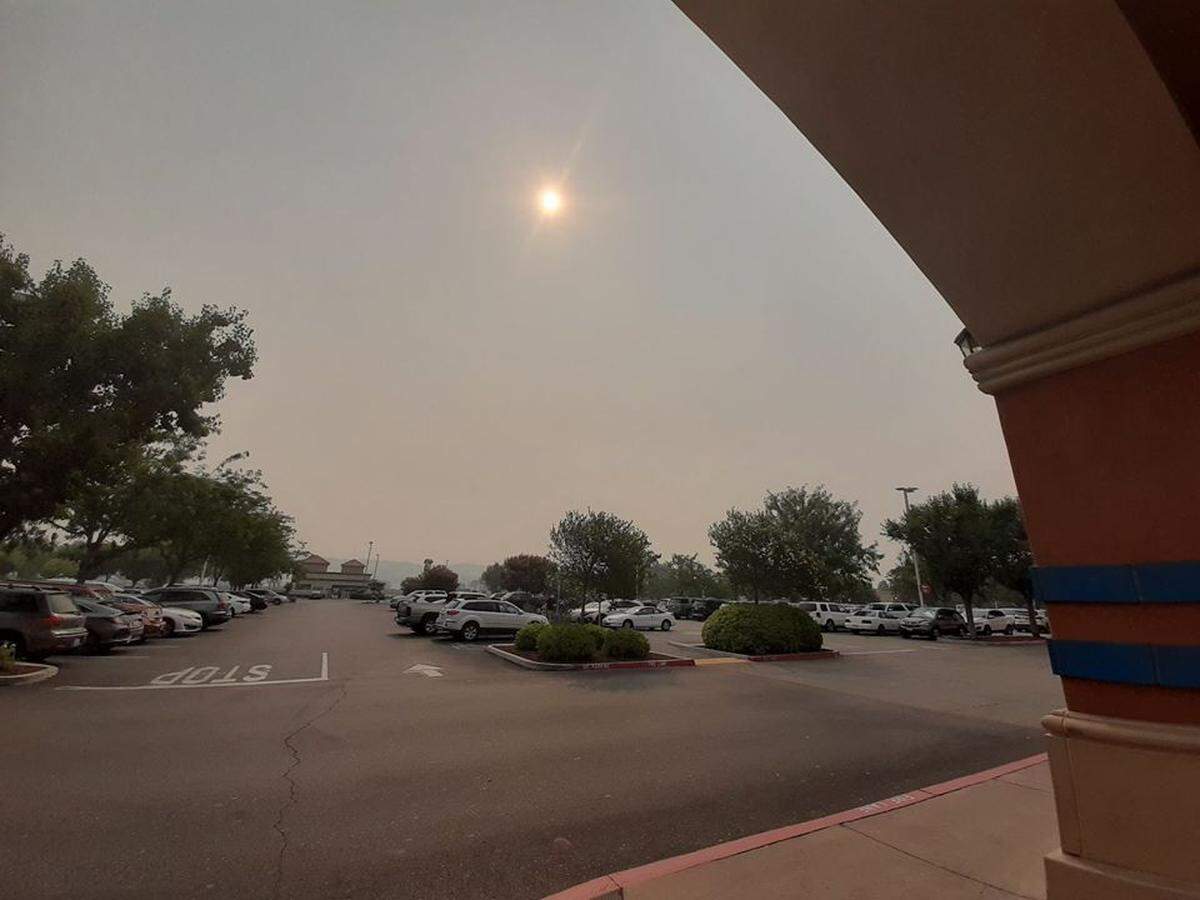 View from the Paso Robles Target on Wednesday, Aug. 19, 2020.