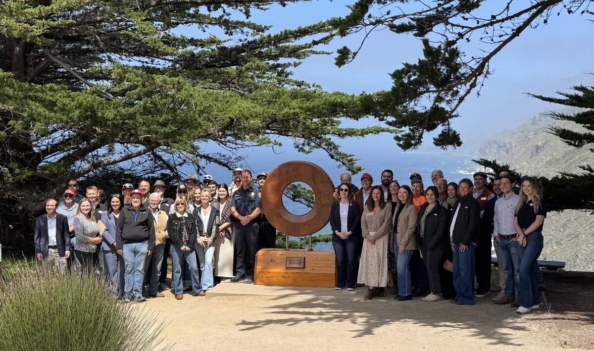 California Department of Transportation officials and Central Coast leaders gathered at Ragged Point Inn on Friday, May 15, to celebrate the surge in business in Big Sur following Highway 1’s full reopening.