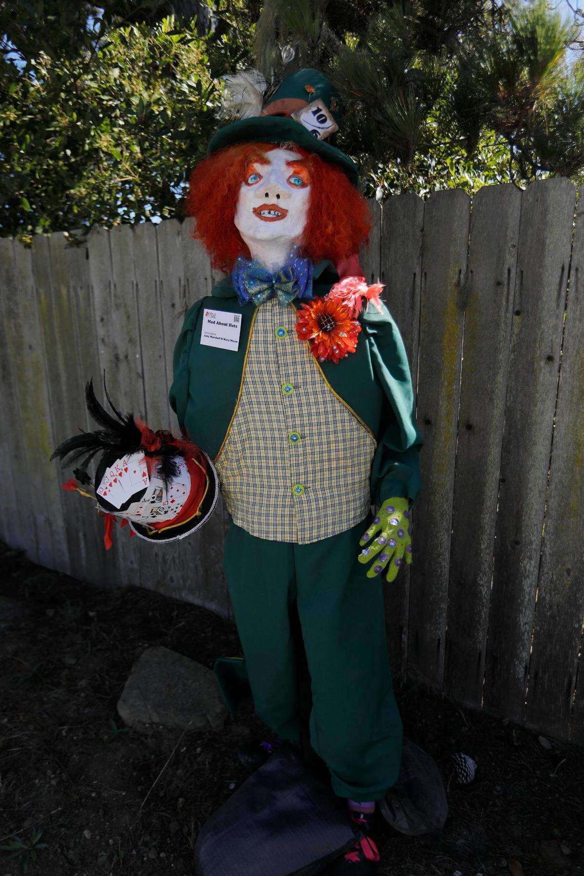 CambriaÕs famous scarecrows are spread out from Cambria to San Simeon to the north. These scarecrows are on the 1200 block of East Main Street in Cambria.