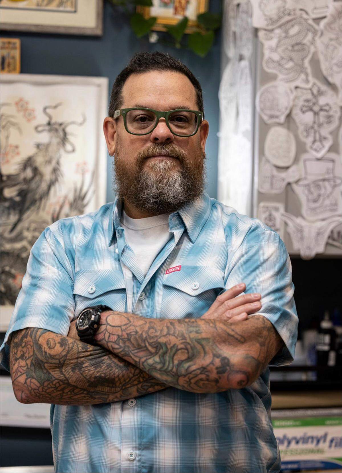 Higuera Street Tattoo is owned and operated by veteran tattoo artist Woods Bramble. Before moving to San Luis Obispo to be closer to family, Bramble was tattooing at his shop Blue Geisha Tattoo in Seattle.