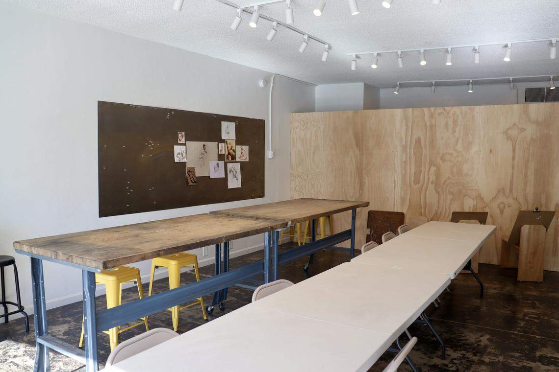 Fieldwork, an art studio offering workshops for figure-drawing, stone-setting, writing, block-printing and more, moved to downtown Atascadero at 5880 Entrada Ave. in March 2026.