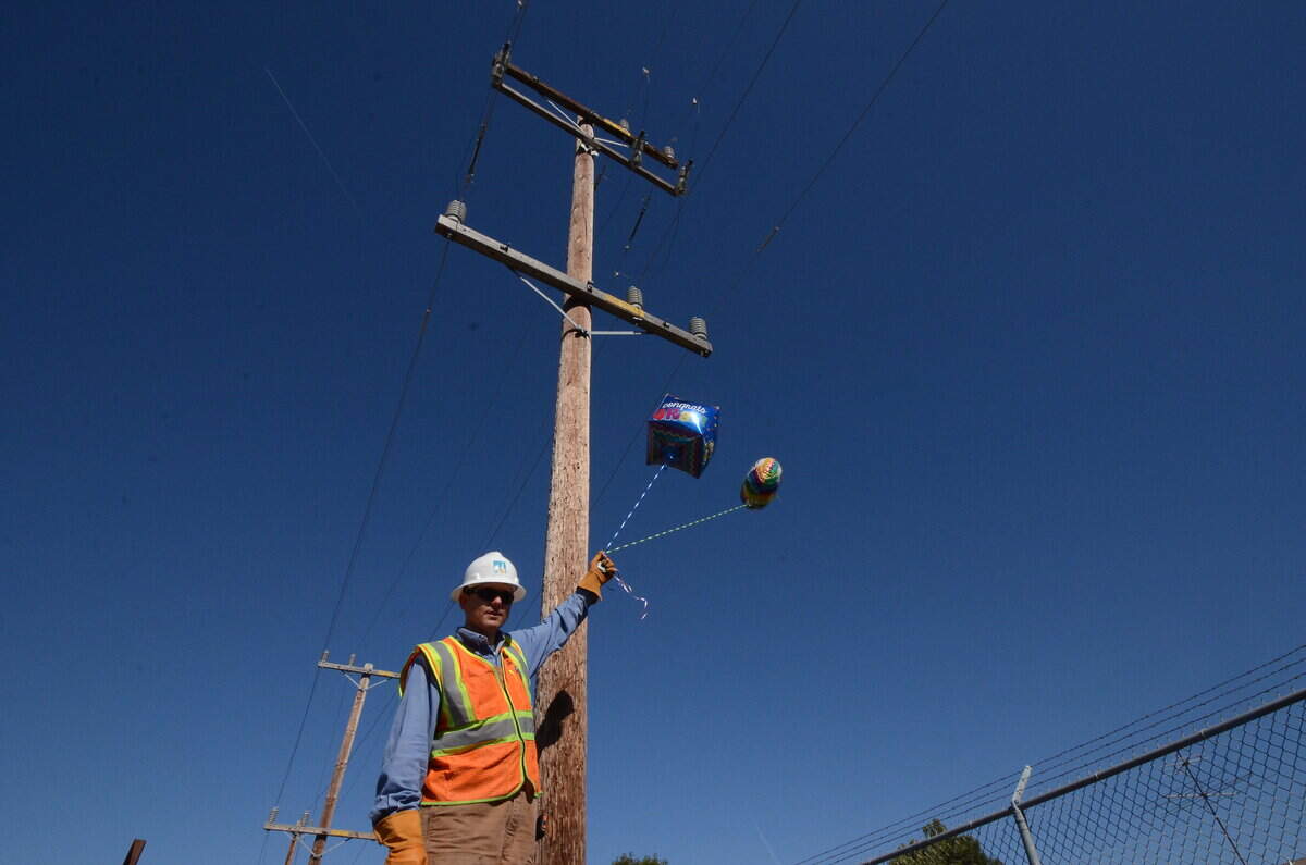 PG&E warns people of releasing metallic balloons as they can interact with power lines, causing power outages.