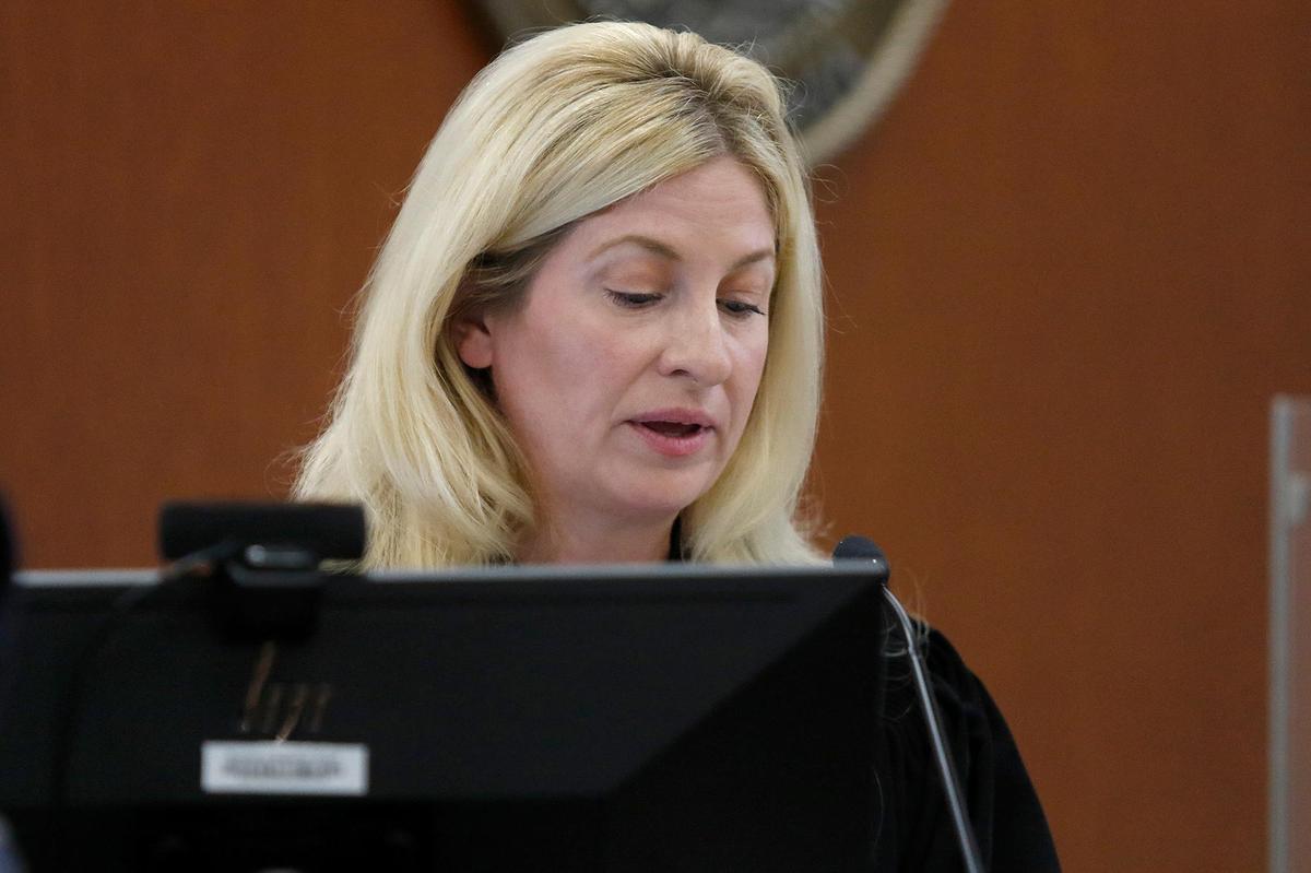 Judge Jennifer O’Keefe sentenced Paul Flores to 25 years to life in prison for the 1996 murder of Kristin Smart, at Monterey County Superior Court in Salinas on March 10, 2023.