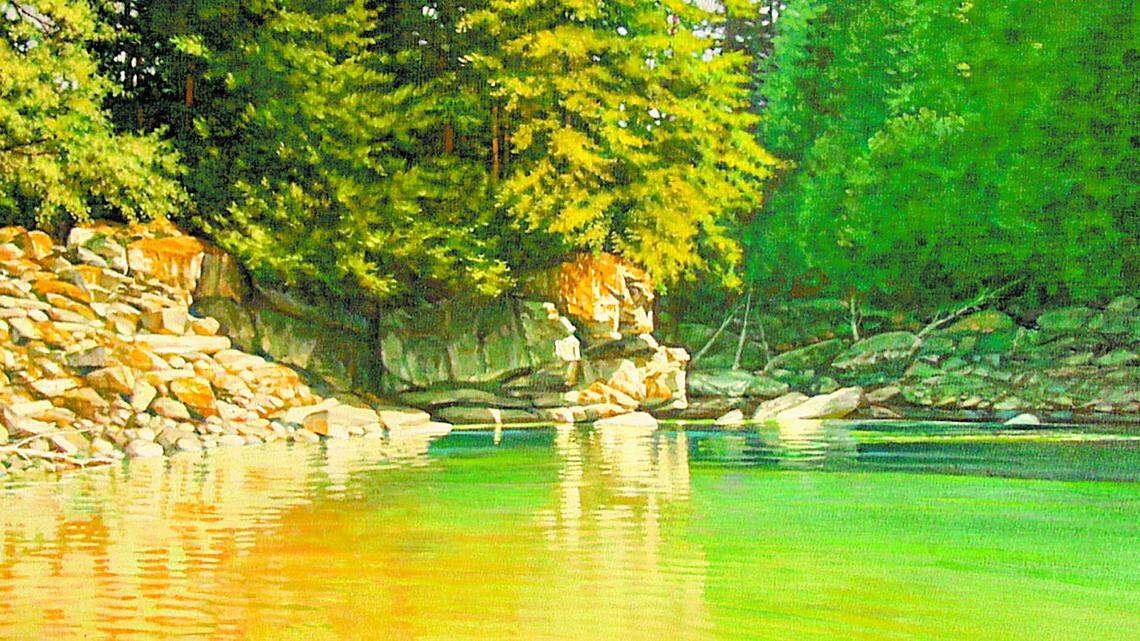 Paintings by Los Osos artist David Kreitzer are on display at the San Luis Obispo Museum of Art.