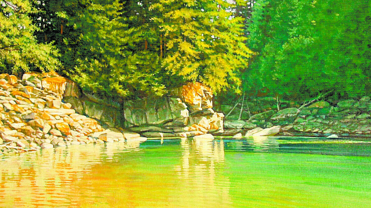 Paintings by Los Osos artist David Kreitzer are on display at the San Luis Obispo Museum of Art.