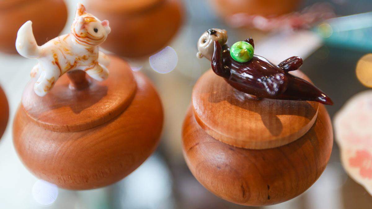 The Morro Bay Art Association is holding its Winter Faire and Craft Show at the Art Center Morro Bay. Jody Lee created these ceramic miniatures.