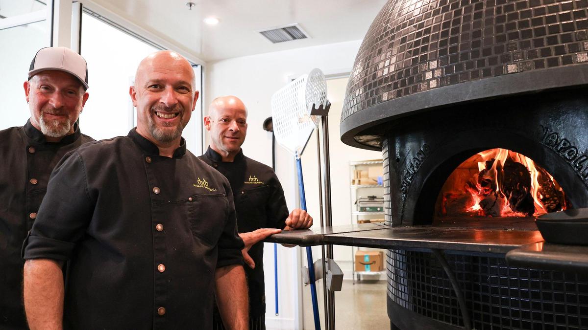 The Eatery at Vina Robles with brothers, from the left, Cosimo, Nicola and Luca Allegretta, seen here on June 25, 2025.
