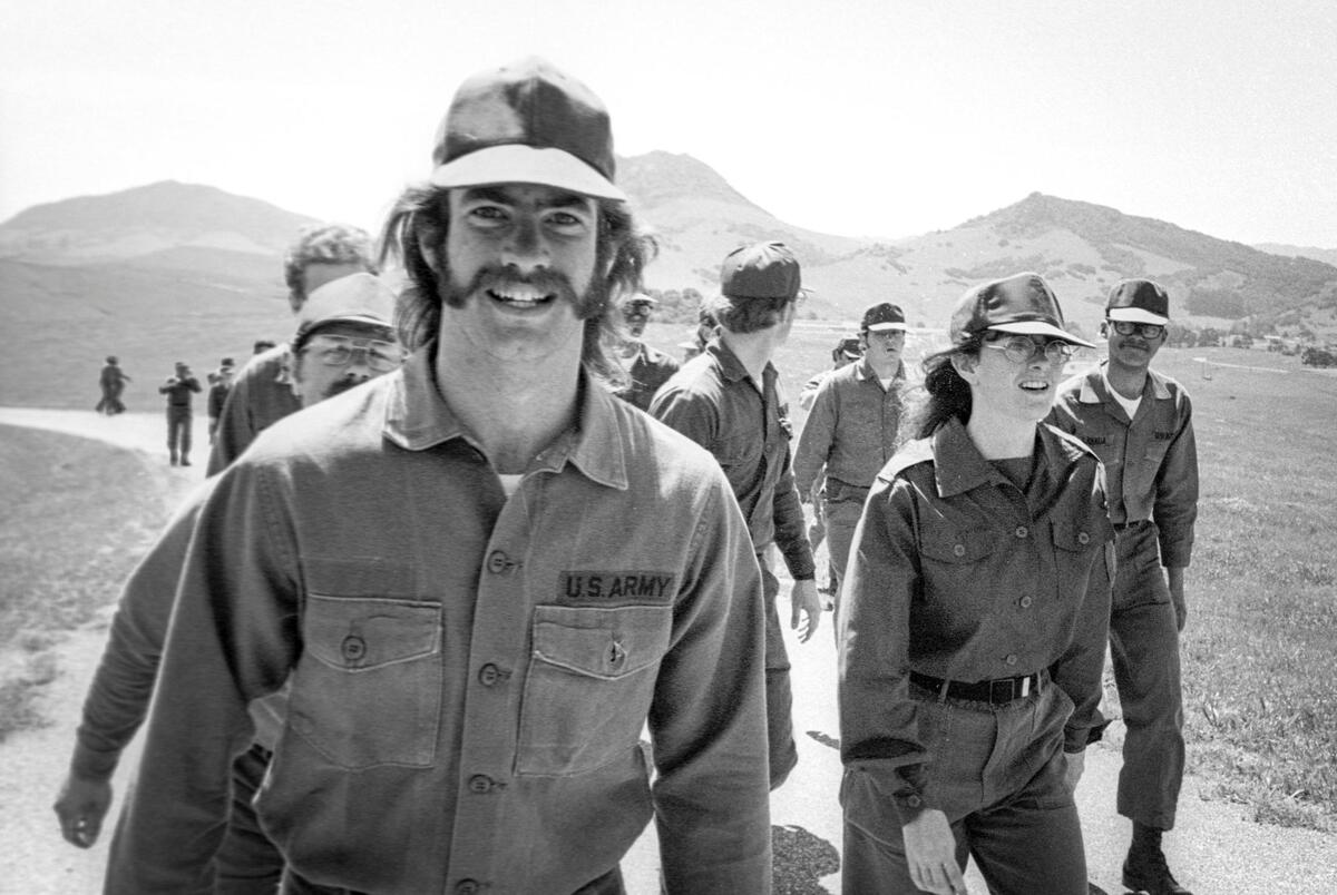 Cal Poly ROTC cadets train on April 6, 1974.
