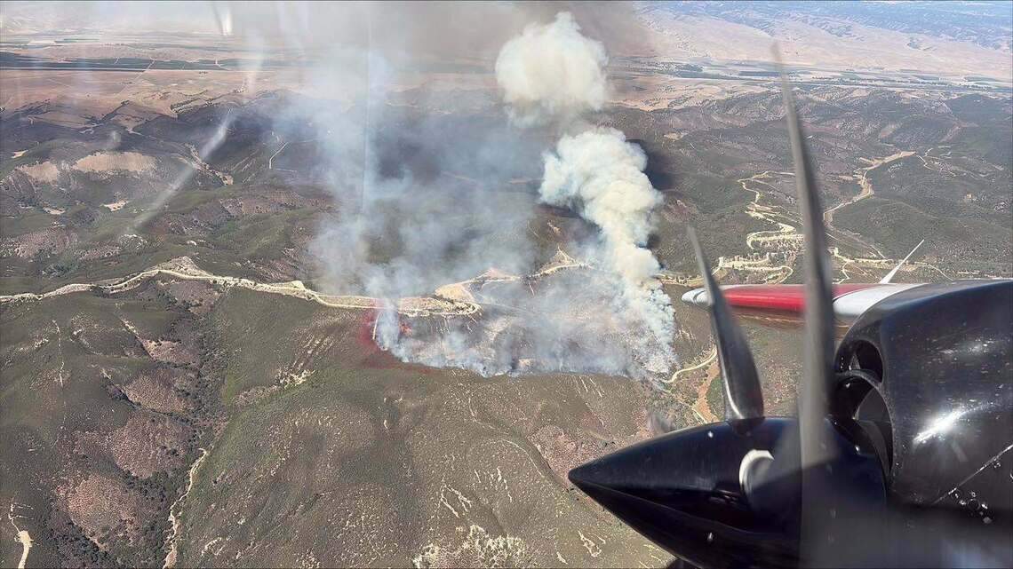 Wildfire burning near SLO County line expands — but containment also grows