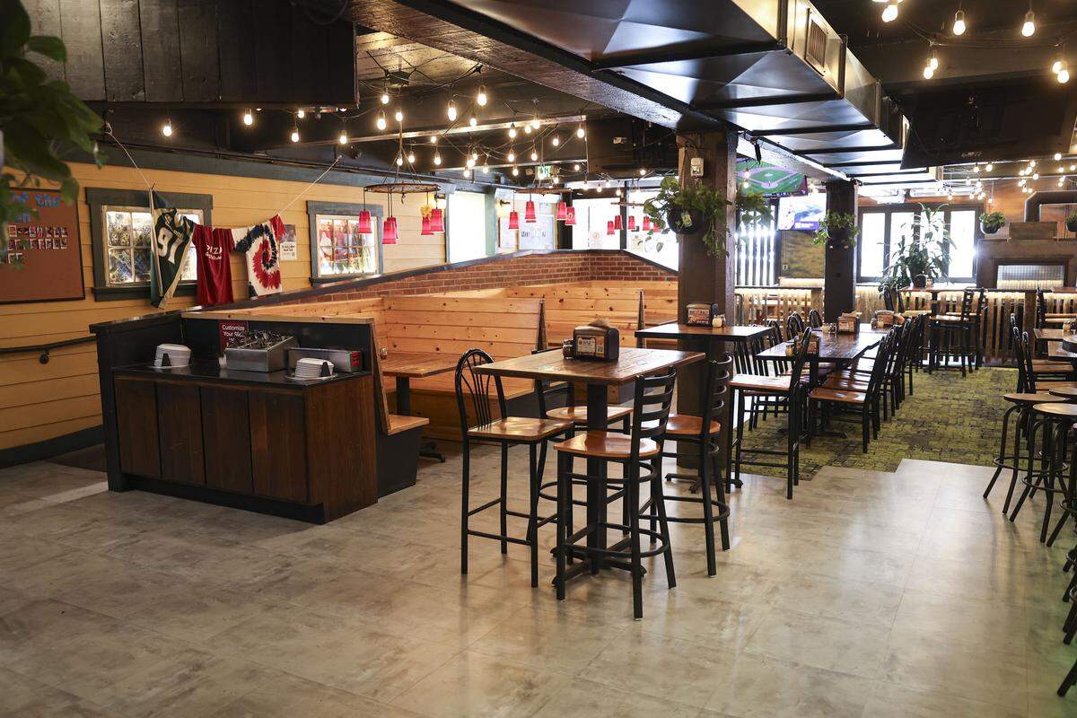 The restaurant regularly wins best of voting and doubled their dining area. Woodstock's Pizza has been a downtown destination for casual dining for four decades, seen here on April 16, 2026