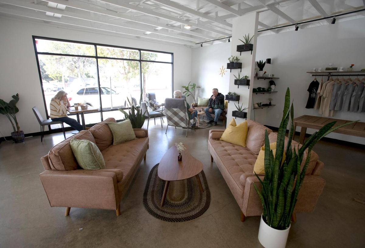 Karla and Spencer Wenger, owners of the Mayan Collective, are expanding into the coffee business with the recent acquisition of Greenhouse Coffee Co. in Arroyo Grande, seen here on March 26, 2024.