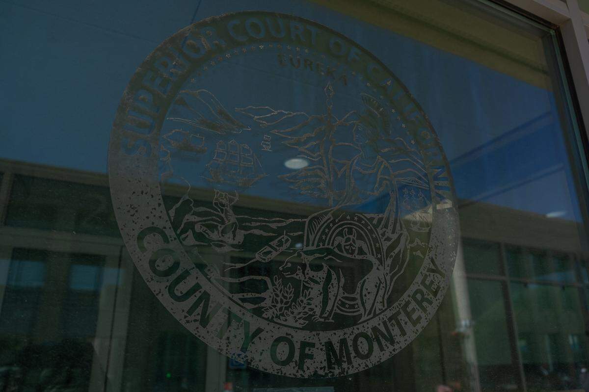 The outside of the Monterey County Superior Court in Salinas, CA on May 24, 2022.
