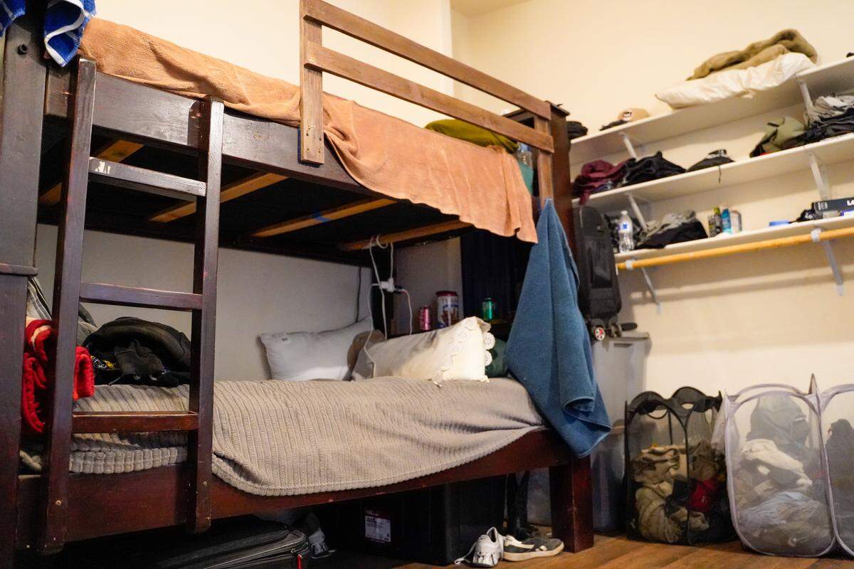 H-2A visa holders live in homes converted into dormitories near agricultural fields owned by Talley Farms, pictured here on Thursday, Aug. 7, 2025. Temporary agricultural workers can stay in the United States temporarily — around 10 months in the case of Talley Farms employees — on H-2A visas.