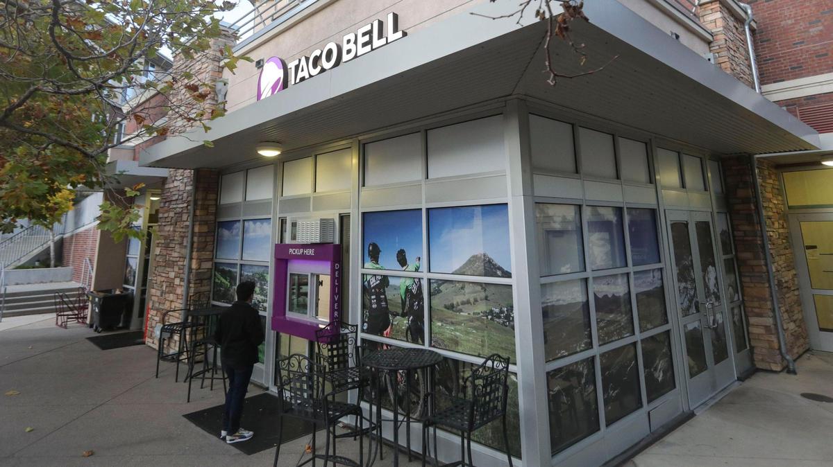 Taco Bell has a location in Poly Canyon Village seen here Nov. 29, 2023.
