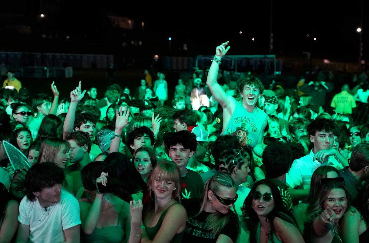 Students began being let into the second annual Morning on the Green music festival around 4:30 a.m. on March 14, 2026. The music festival is an attempt to curb St. Fratty’s Day street partying in the neighborhoods near Cal Poly.