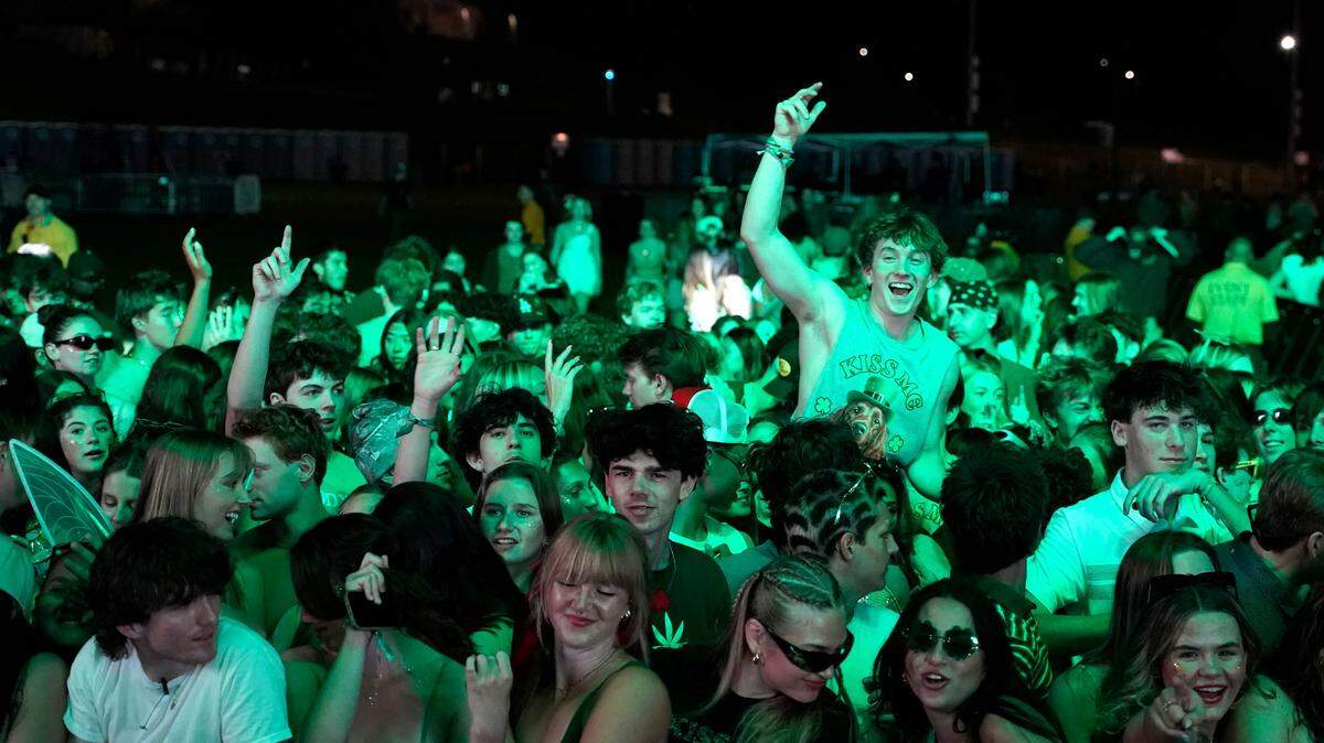 Students began being let into the second annual Morning on the Green music festival around 4:30 a.m. on March 14, 2026. The music festival is an attempt to curb St. Fratty’s Day street partying in the neighborhoods near Cal Poly.