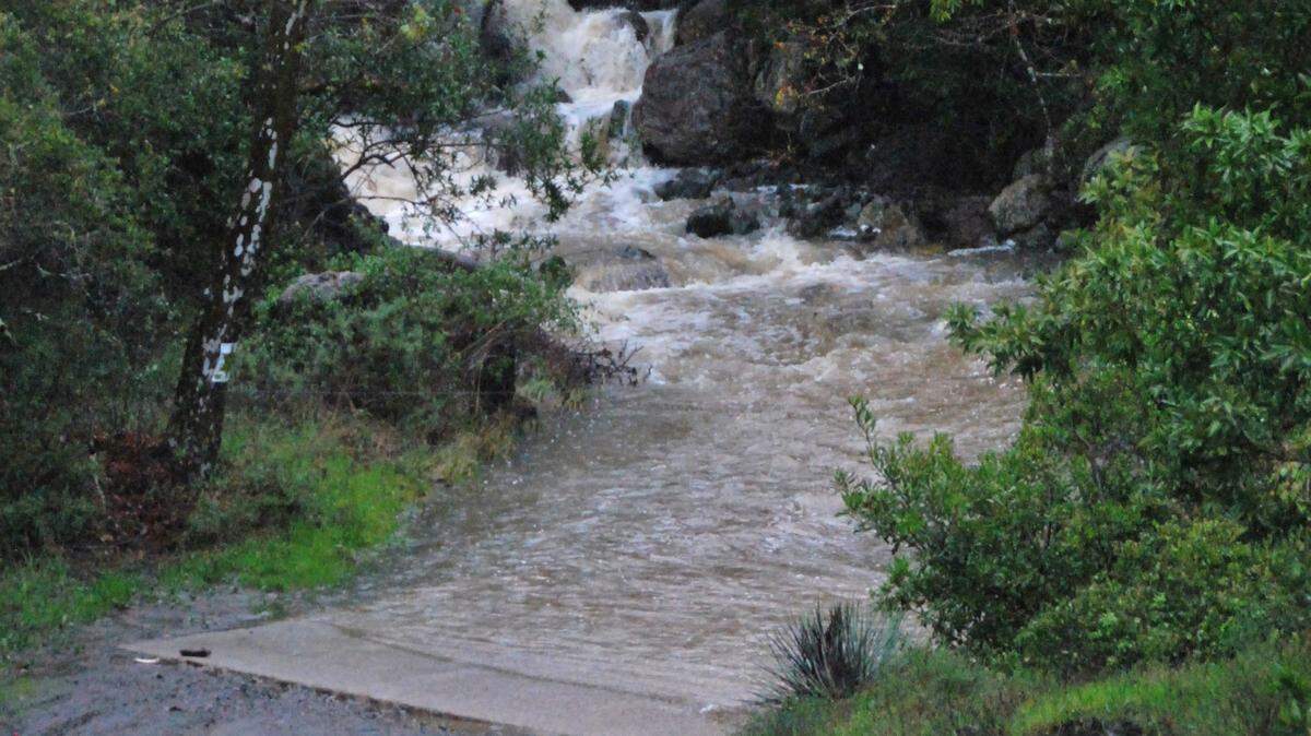 San Simeon Creek crossing near Cambria, California.